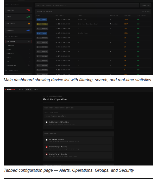 Dannymcc Bluehood screenshot