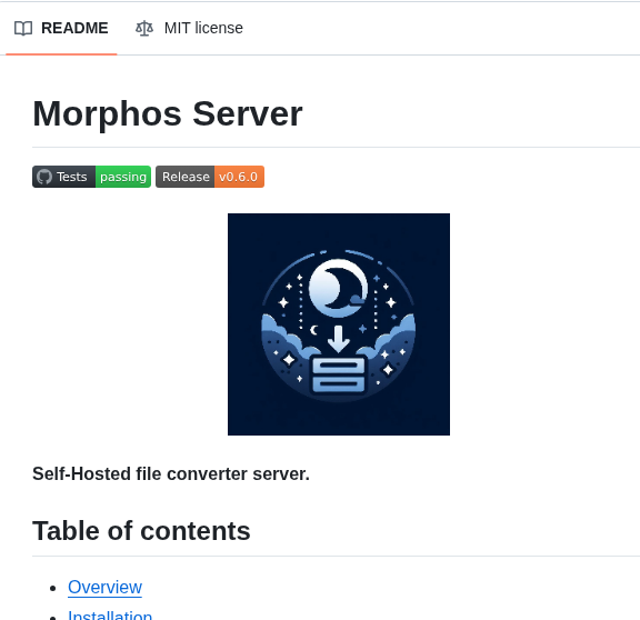 Danvergara Morphos screenshot