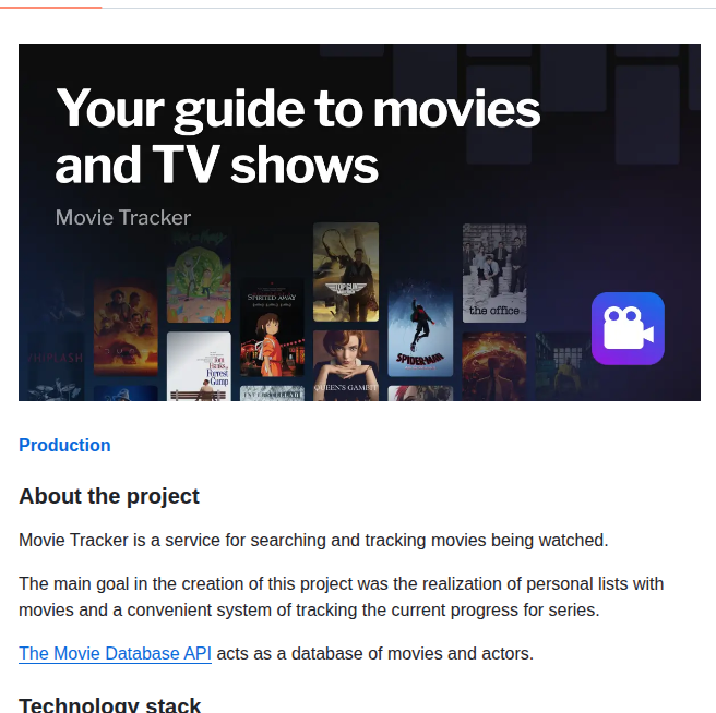 Dapzer Movie Tracker screenshot