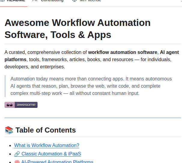 Dariubs Awesome Workflow Automation screenshot