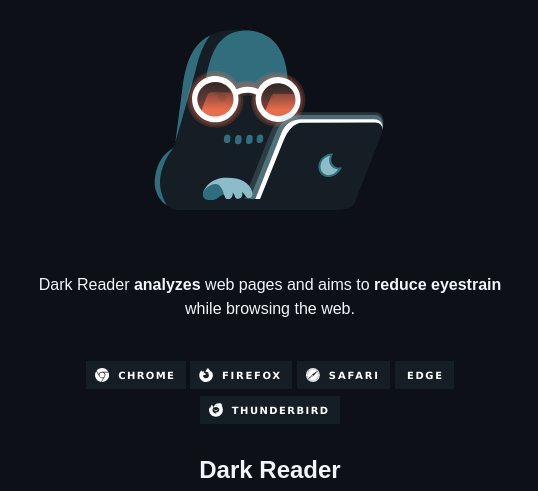 Darkreader Darkreader screenshot