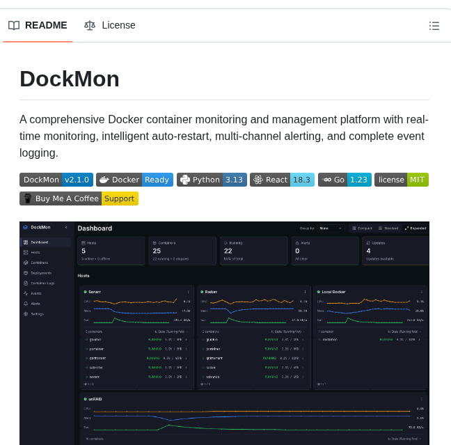 Darthnorse Dockmon screenshot