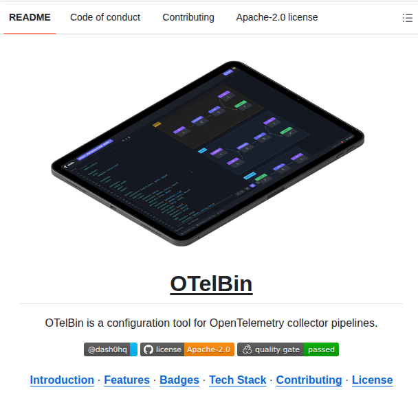 Dash0hq Otelbin screenshot