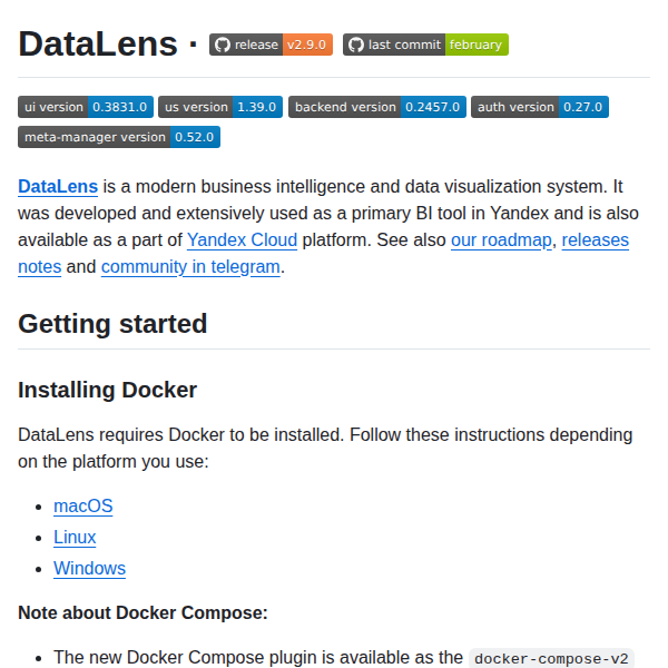 Datalens Tech Datalens screenshot