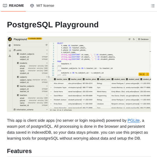 Datawan Labs Pg screenshot