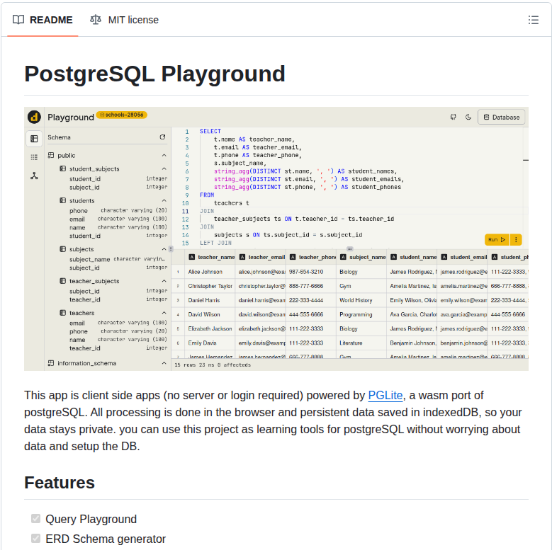 Datawan Labs Pg screenshot