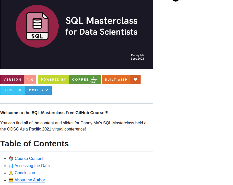 Datawithdanny Sql Masterclass screenshot