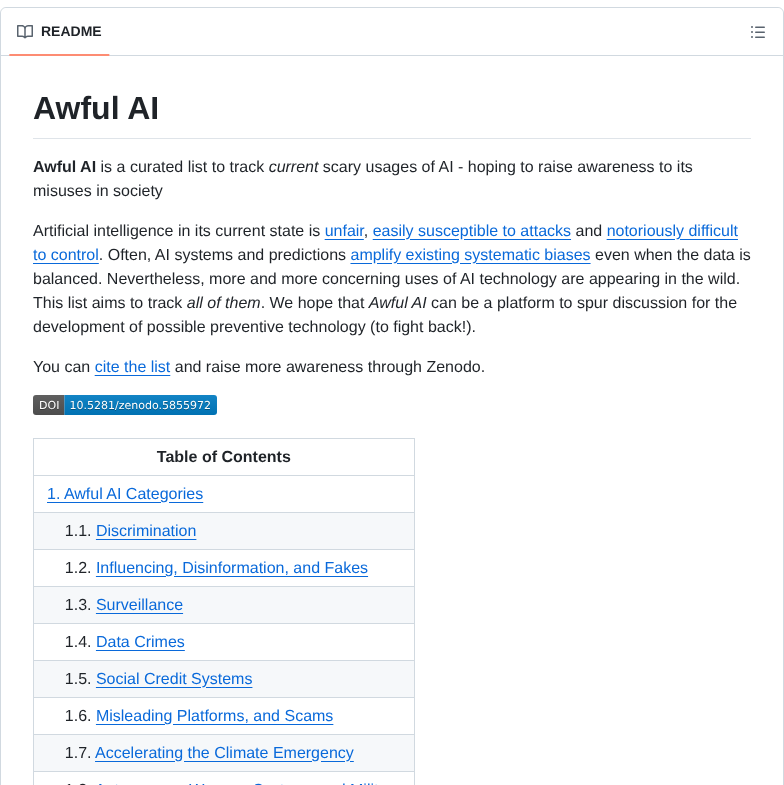 Daviddao Awful Ai screenshot