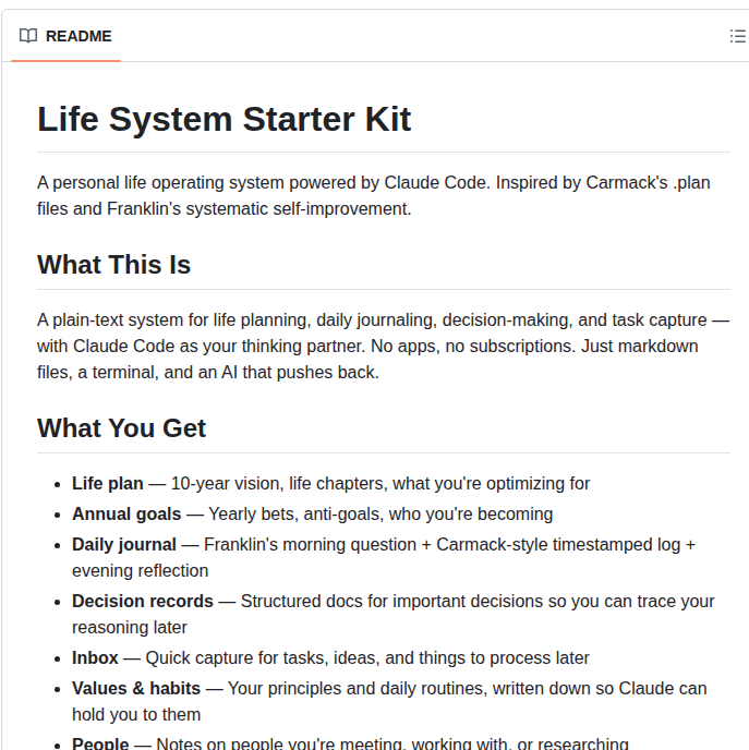 Davidhariri Life System screenshot