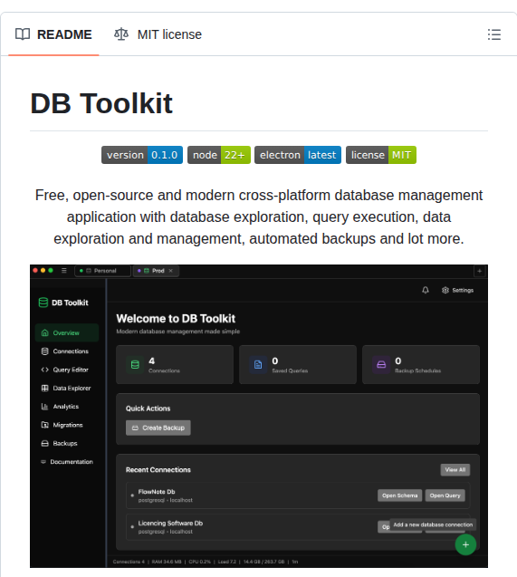 Db Toolkit Db Toolkit screenshot
