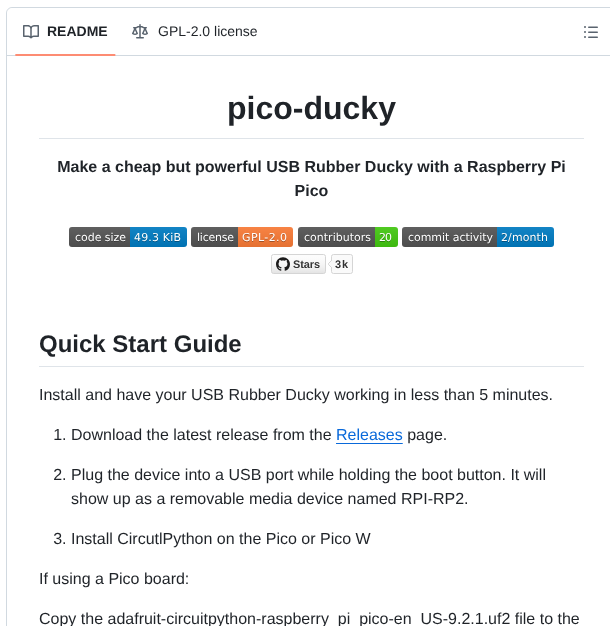 Dbisu Pico Ducky screenshot