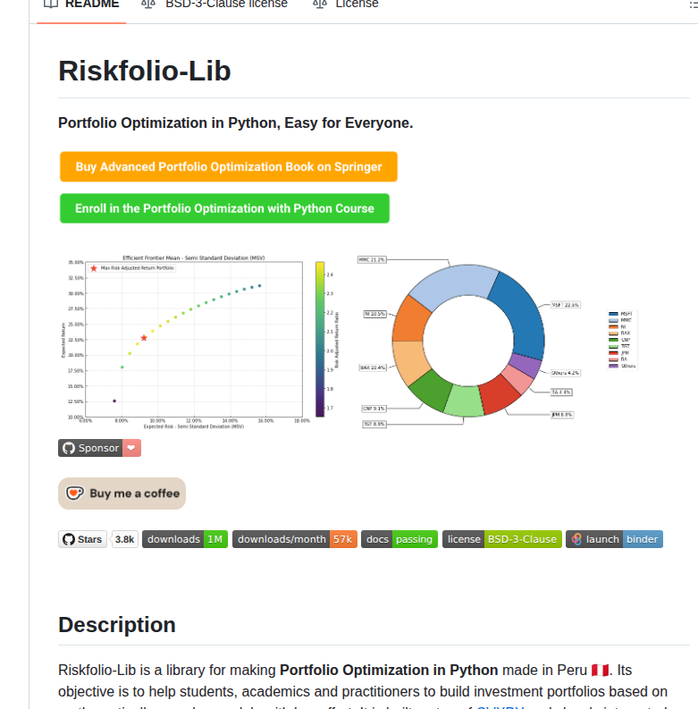 Dcajasn Riskfolio Lib screenshot