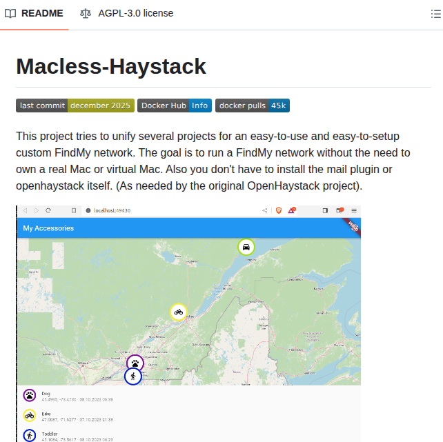 Dchristl Macless Haystack screenshot