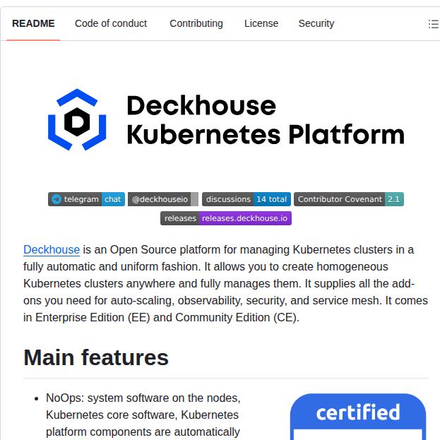 Deckhouse Deckhouse screenshot