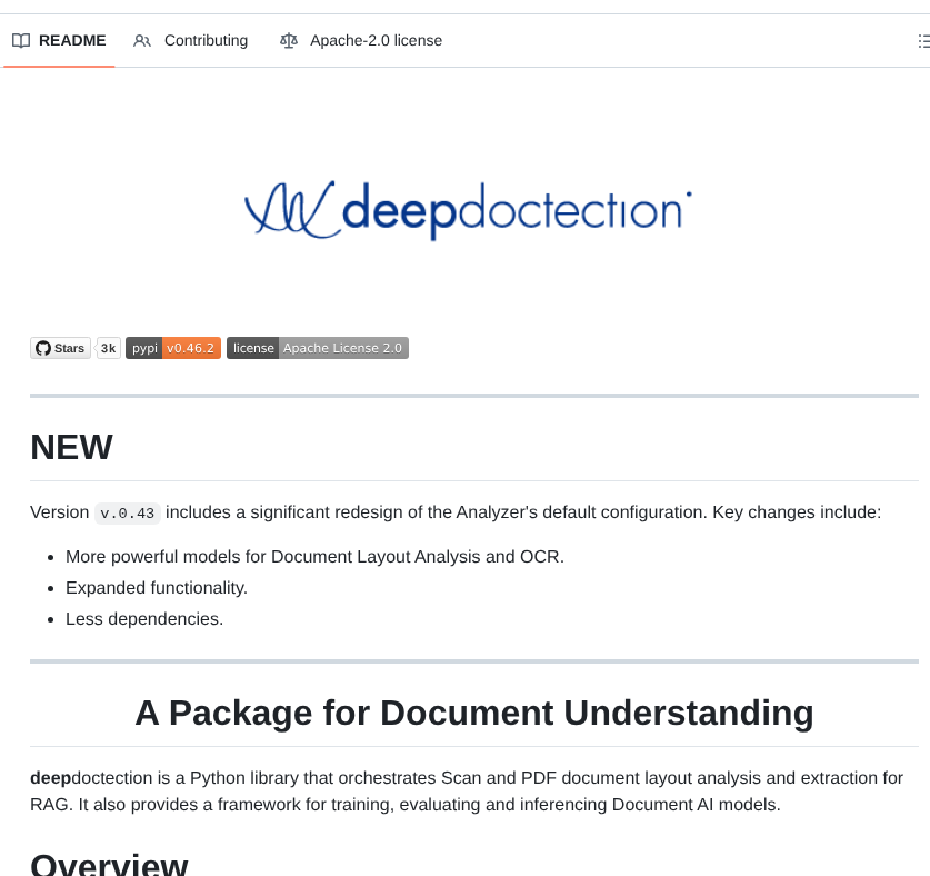 Deepdoctection Deepdoctection screenshot