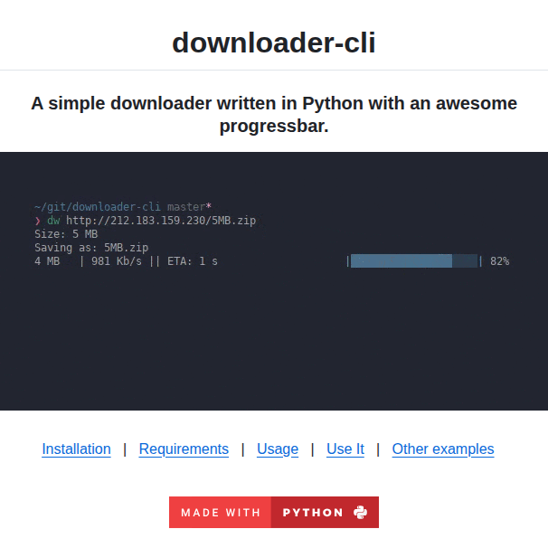 Deepjyoti30 Downloader Cli screenshot