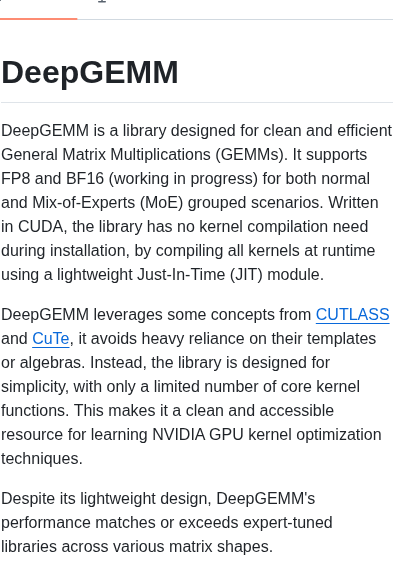 Deepseek Ai Deepgemm screenshot