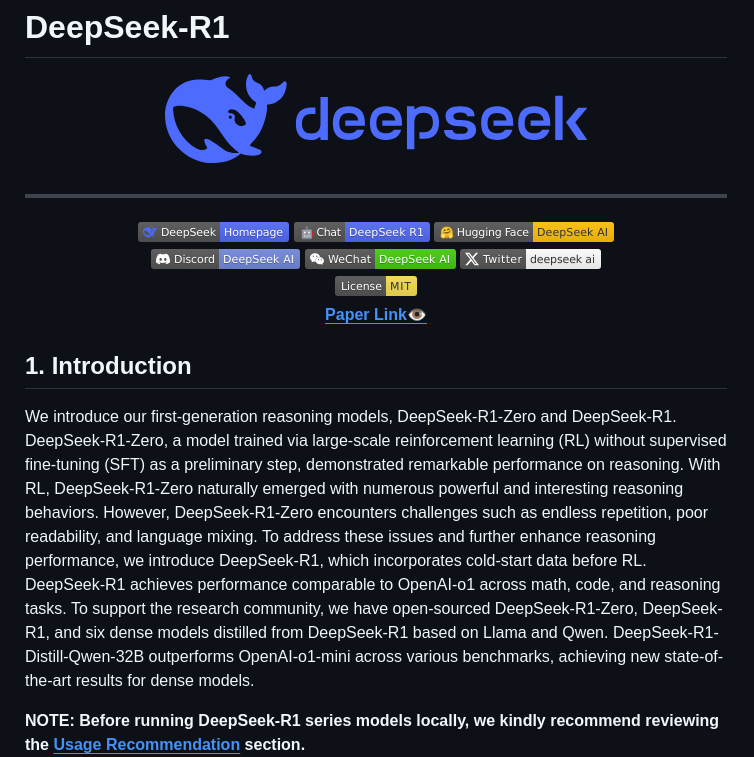 Deepseek Ai Deepseek R1 screenshot