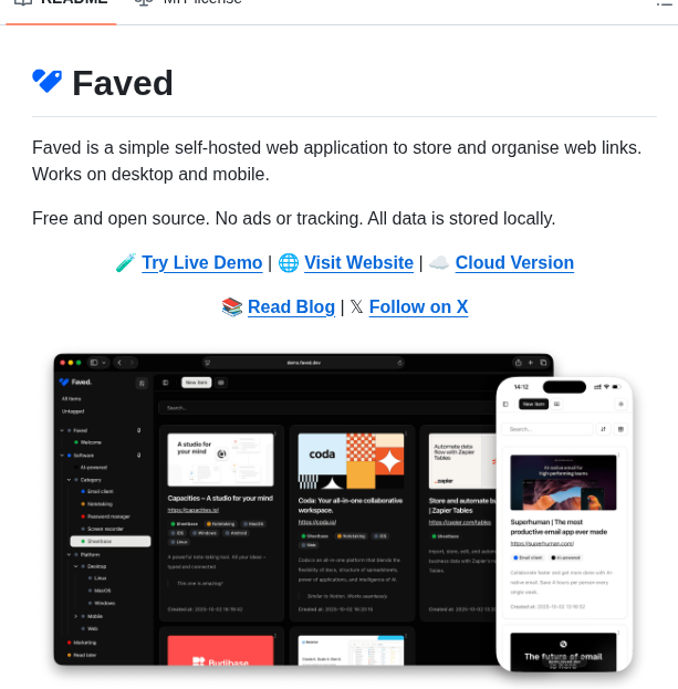 Denho Faved screenshot