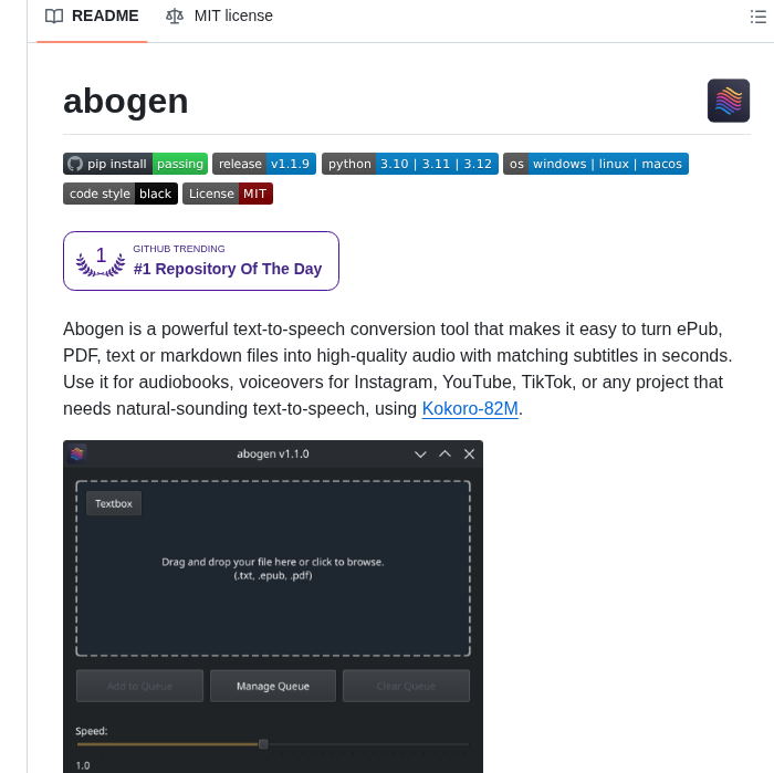 Denizsafak Abogen screenshot