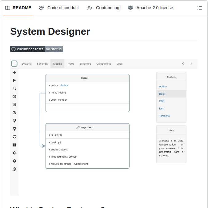 Design First System Designer screenshot