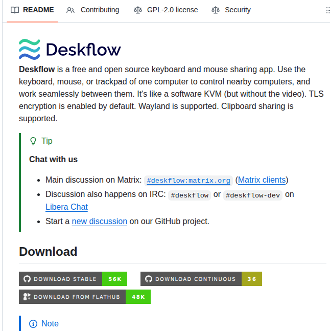 Deskflow Deskflow screenshot
