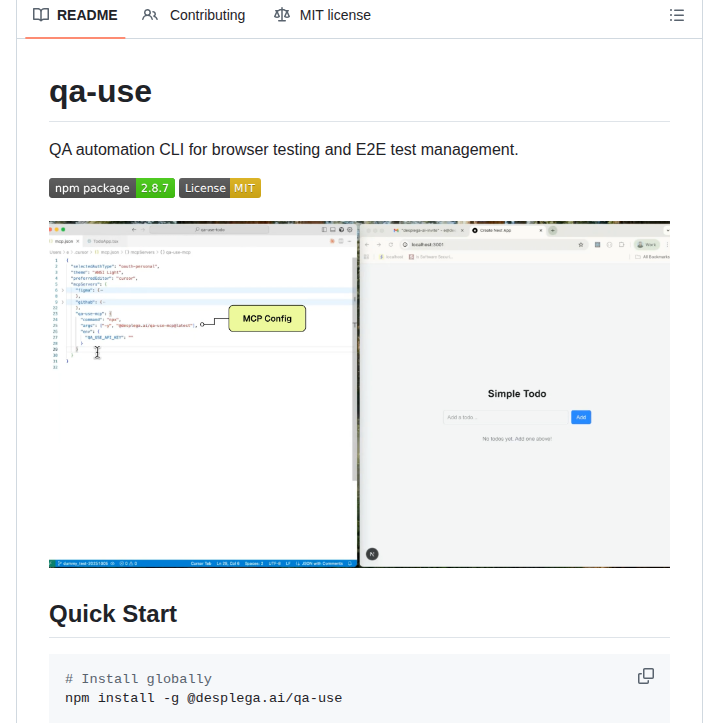 Desplega Ai Qa Use screenshot
