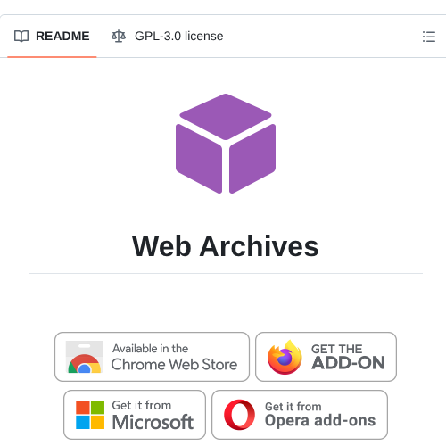 Dessant Web Archives screenshot