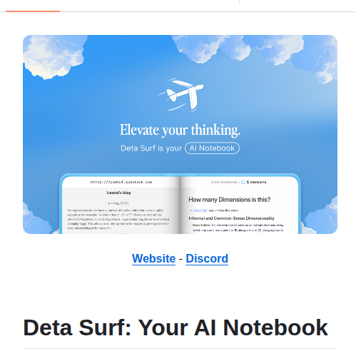 Deta Surf screenshot