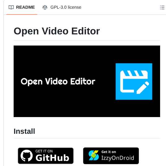 Devhyper Open Video Editor screenshot