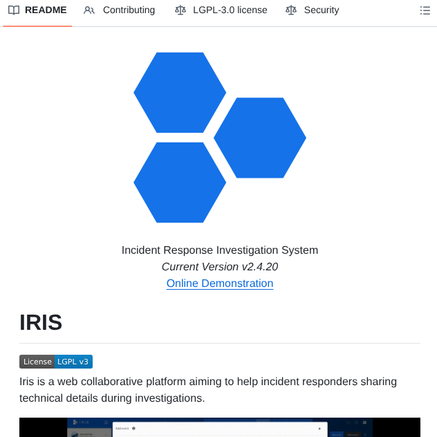 Dfir Iris Iris Web screenshot