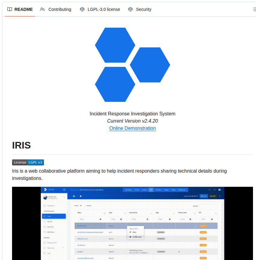 Dfir Iris Iris Web screenshot