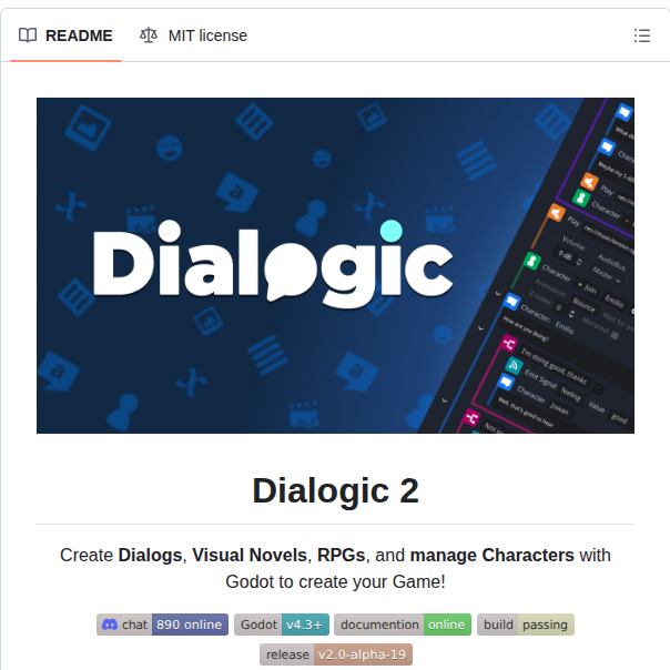 Dialogic Godot Dialogic screenshot