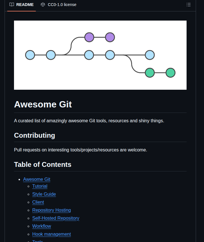 Dictcp Awesome Git screenshot