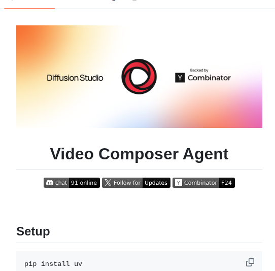 Diffusionstudio Agent screenshot