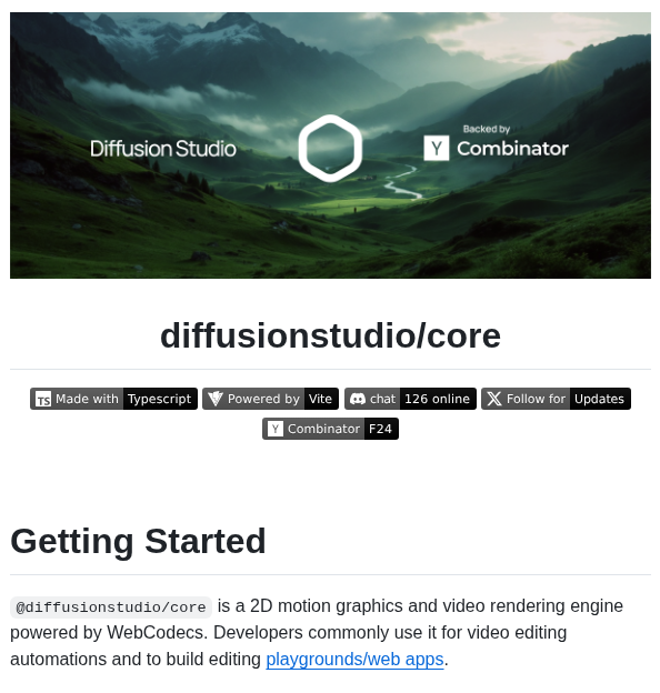 Diffusionstudio Core screenshot