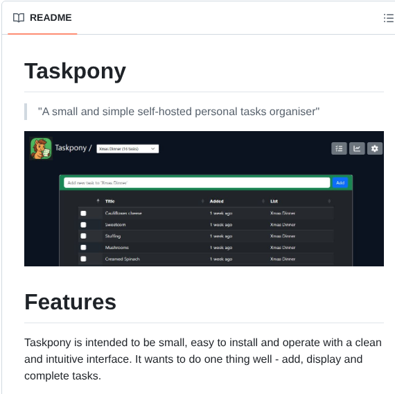 Digdilem Taskpony screenshot