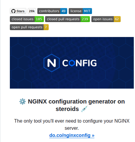 Digitalocean Nginxconfig.io screenshot