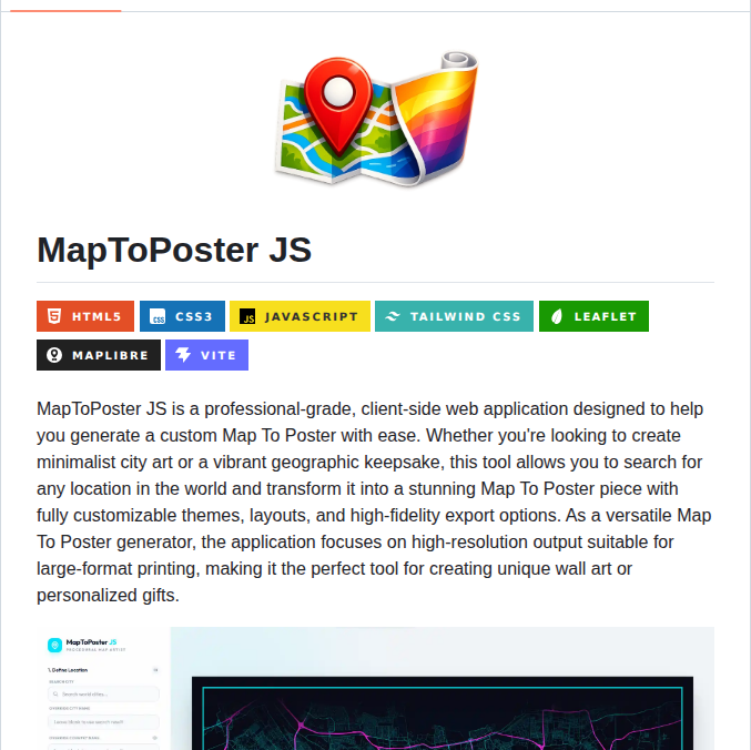 Dimartarmizi Map To Poster screenshot