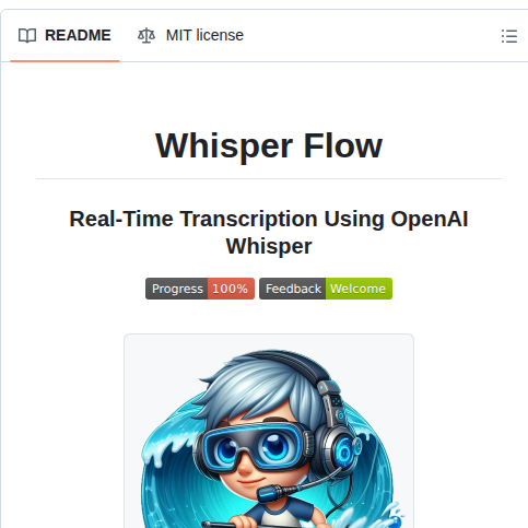 Dimastatz Whisper Flow screenshot