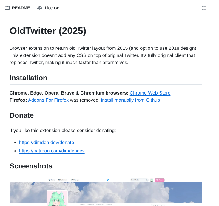 Dimdengd Oldtwitter screenshot