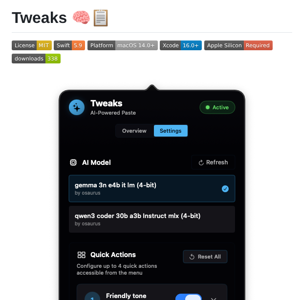 Dinoki Ai Tweaks screenshot