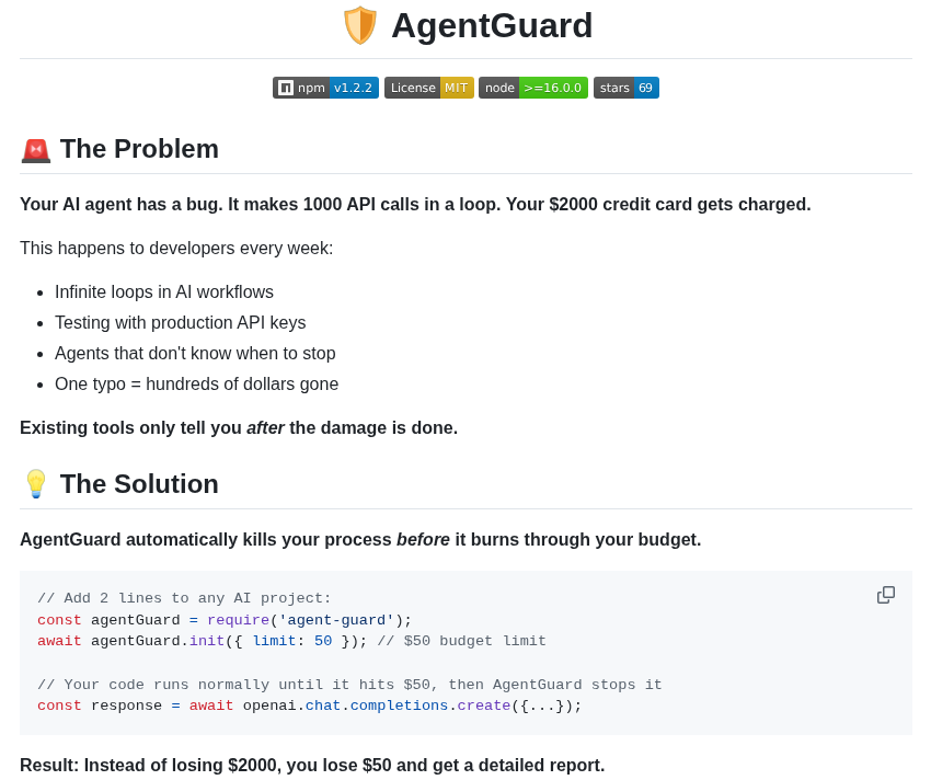 Dipampaul17 Agentguard screenshot