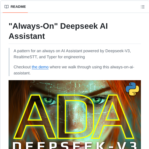 Disler Always On Ai Assistant screenshot