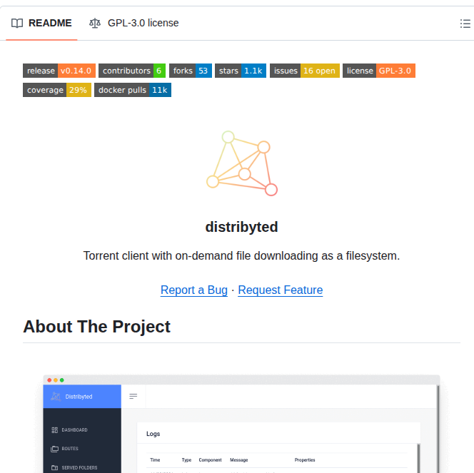 Distribyted Distribyted screenshot
