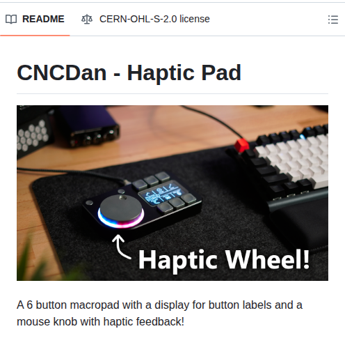 Dmcke5 Hapticpad screenshot