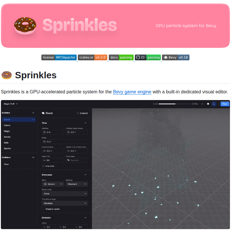Doceazedo Sprinkles screenshot