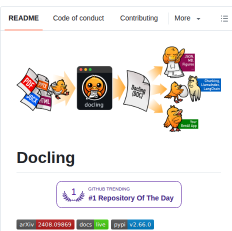 Docling Project Docling screenshot