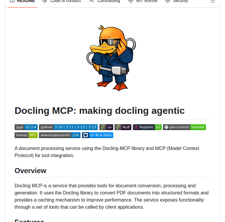 Docling Project Docling Mcp screenshot