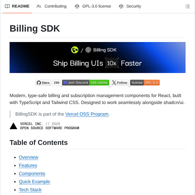 Dodopayments Billingsdk screenshot